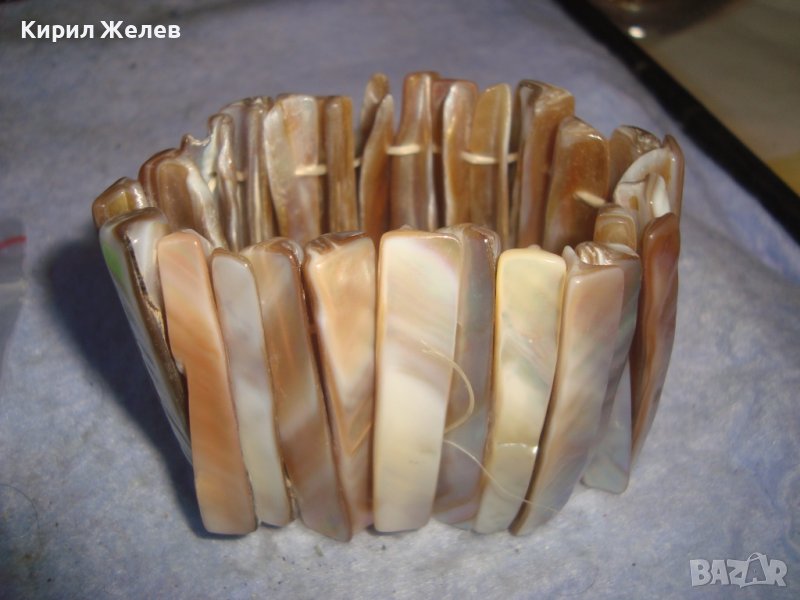 СЕДЕФЕНА ХЕНД МЕЙД ЛЯТНА ПЛАЖНА АРТ ГРИВНА КРАЛСКИ СЕДЕФ 10802, снимка 1