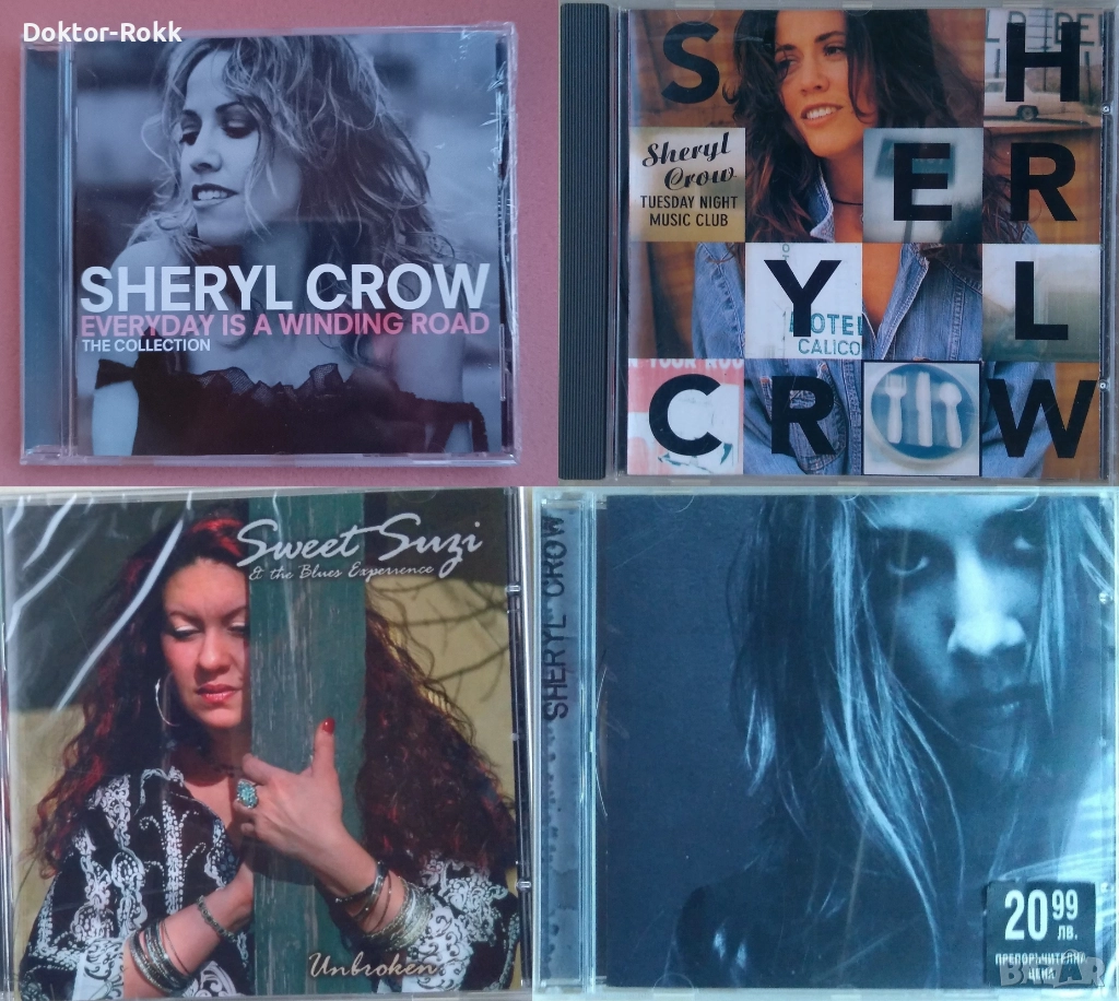 Sheryl Crow + Sweet Suzi & The Blues Experience - оригинални дискове, снимка 1