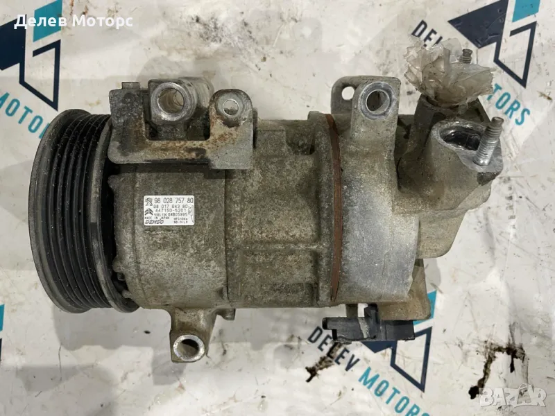9802875780 9801764380 447150-5201 5SEL12C04B05995 компресор за климатик от Citroen Berlingo 1.6 Blue, снимка 1