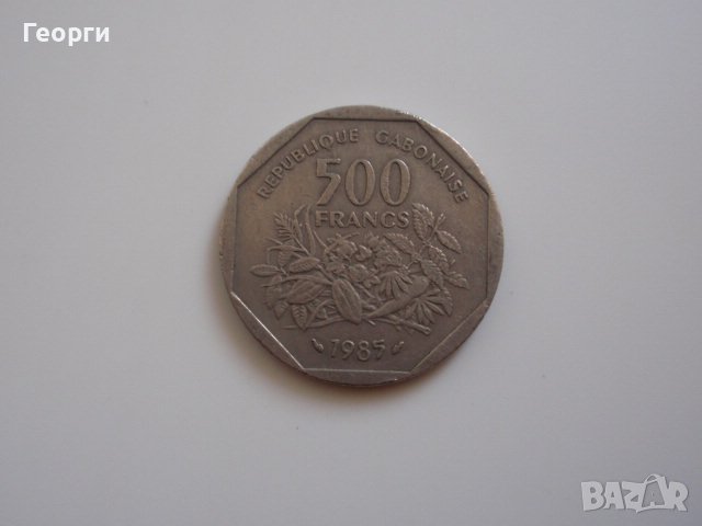 монета Габон 500 франка 1985; coin Gabon 500 francs 1985, снимка 1