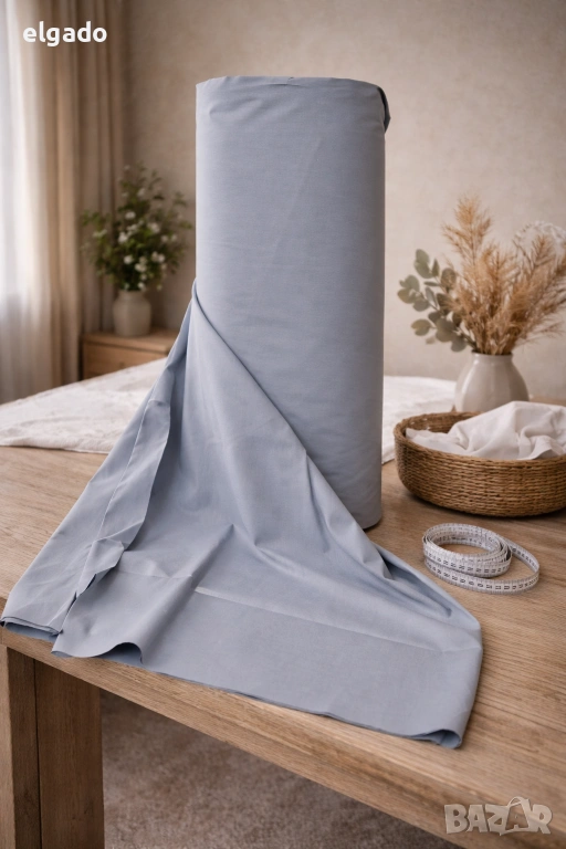 Едноцветен ранфорс, 100% памук, снимка 1