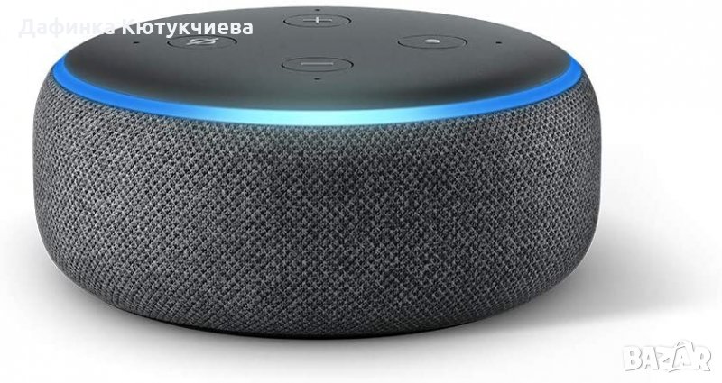 Echo Dot (3rd Gen) - Smart speaker with Alexa - Charcoal, снимка 1