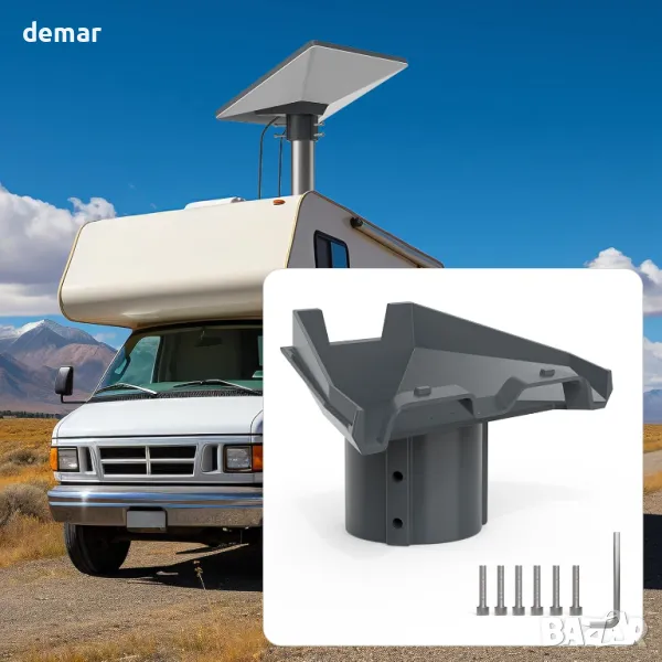 TIUIHU 1-2.1'' Starlink Mini монтажен комплект за Stalink Mini/V4 Dishy, снимка 1