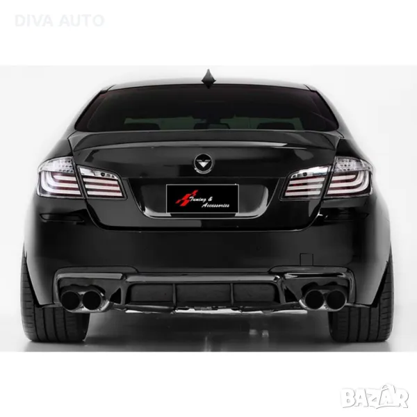 Спойлер задна Броня двоен BMW-M5 F10 2010-17, снимка 1