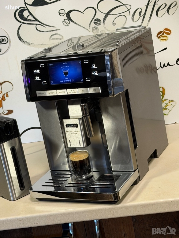 Кафемашина кафе автомат delonghi Primadonna Exclusive с гаранция, снимка 1