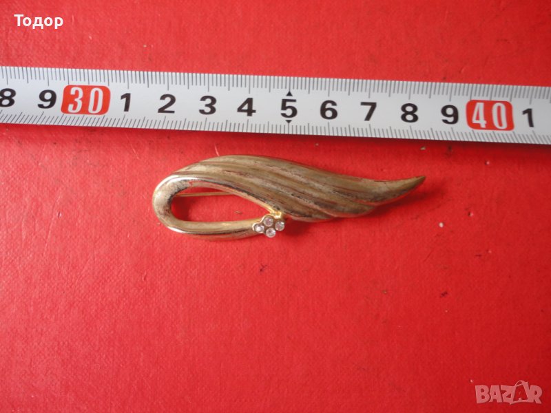 Старинна брошка с камъни 5, снимка 1