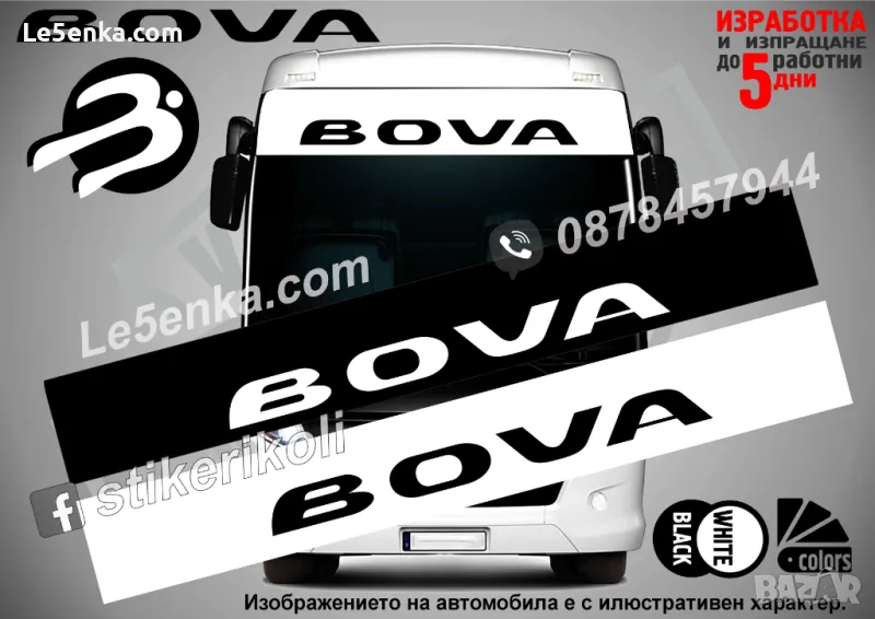 BOVA сенник за автобус, снимка 1