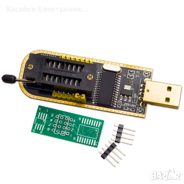 CH341A SPI Flash и EEPROM USB Програматор + USB-TTL конвертор, снимка 1