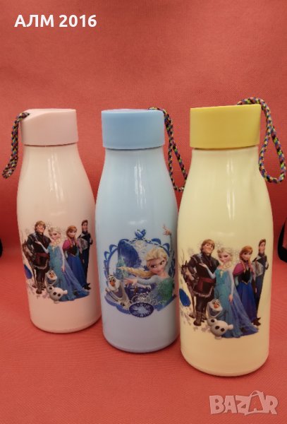 Детски шишета за вода  Анна и Елза ,Замръзналото кралство, Frozen, снимка 1