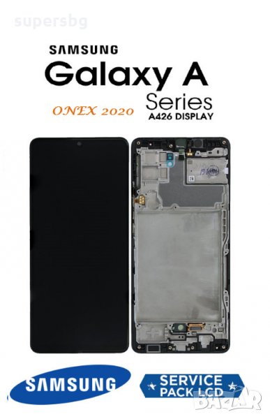 Нов 100% Оригинален LCD Дисплей + Тъч скрийн +Рамка за Samsung Galaxy A42 5G SM-A426B, снимка 1