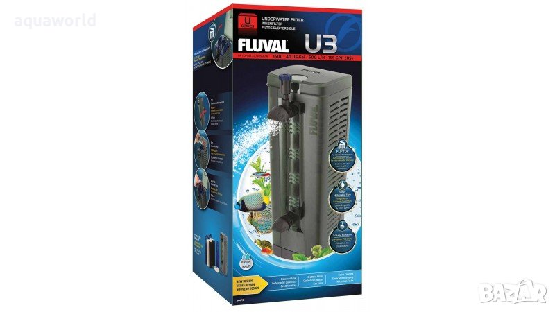 "ПРОМОЦИЯ" Вътрешен филтър Fluval U3, снимка 1