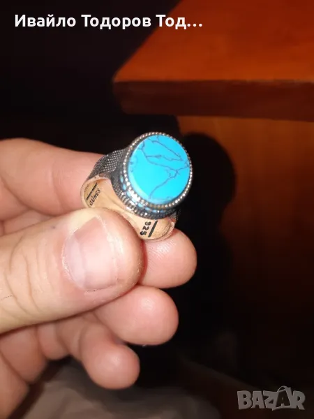 Мъжки сребърен бутиков пръстен ръчна изработка, снимка 1