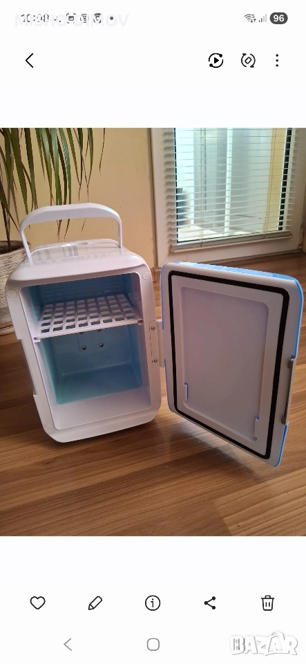 Мини хладилник 4 литра.12 волта., снимка 1