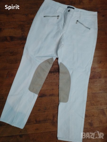 Брич за езда Cambio бял Л, снимка 1