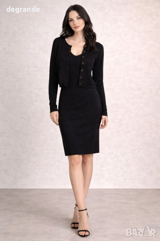 Дамски комплект 2 части Фино Плетиво, снимка 1