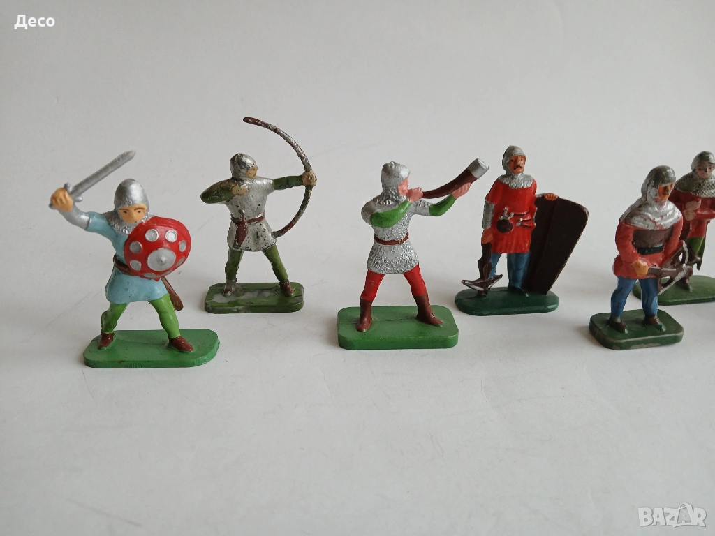 Стари полски фигурки рицари., снимка 1