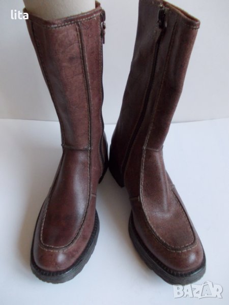 Кожени кежъл ботуши № 39 , снимка 1