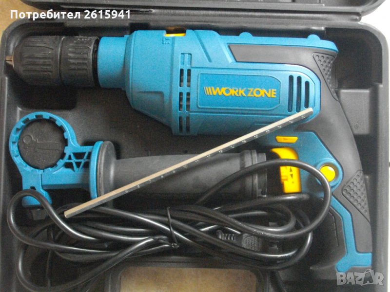 ОРИГИНАЛНА НЕМСКА Почти Нова-500 Вата Ударна Бормашина-Дрелка Отлична Workzone SB 500 WZ, снимка 1