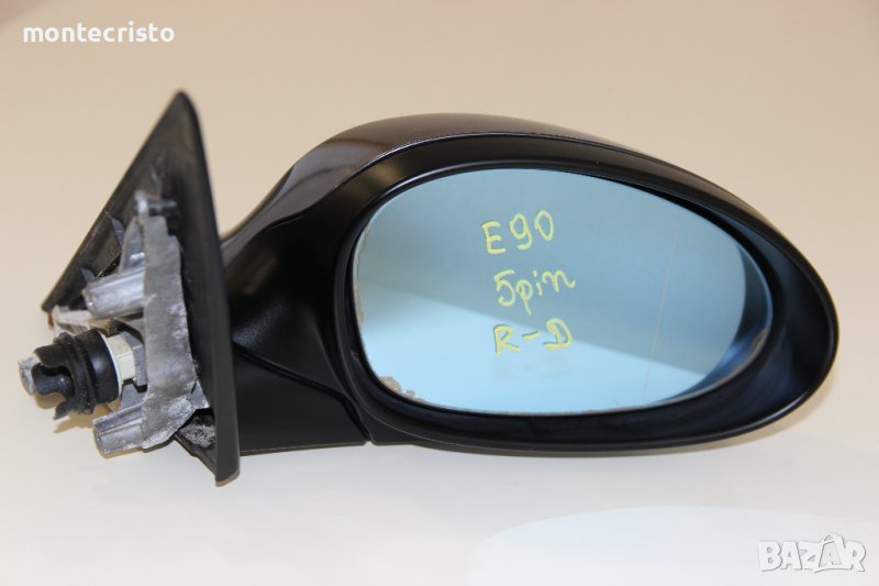 Дясно огледало BMW E90 E91 Serie 3 (2004-2008г.) електрическо 5 пина / 51167135098, снимка 1