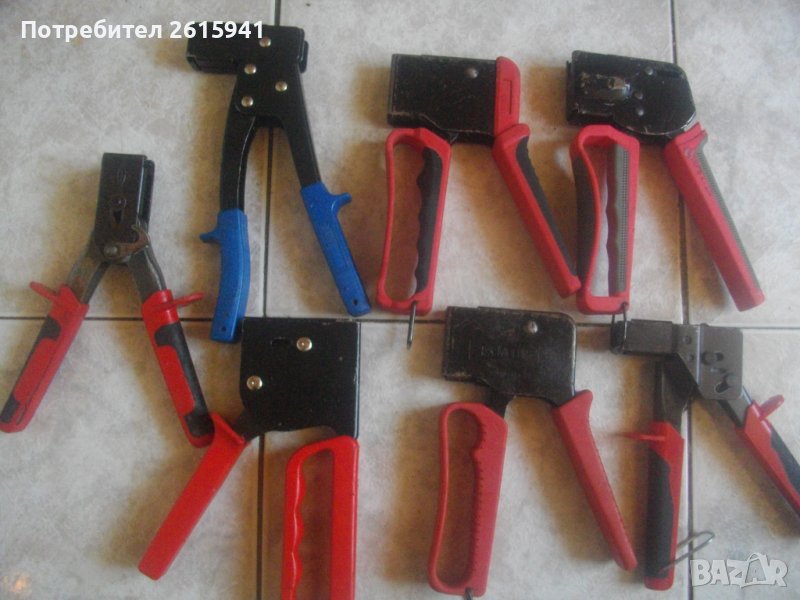 Made in FRANCE-Профи Клещи Монтаж Дюбели в Гипсокартон-М3-М6-EDMA/JUNIOR/RED HEAD/FICHER-Отлични, снимка 1