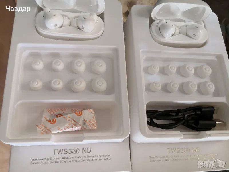 2 комплекта слушалки Edifier TWS330NB, снимка 1