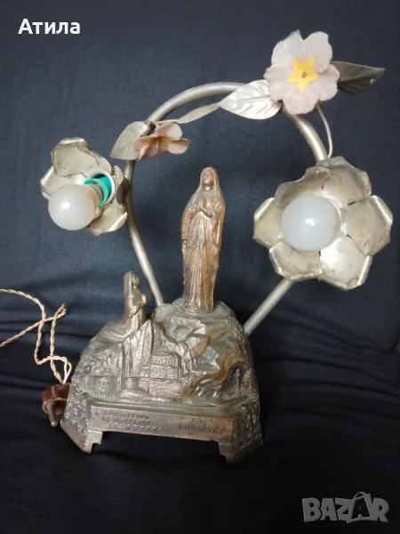 нощна лампа 24/31 см бронз, снимка 1