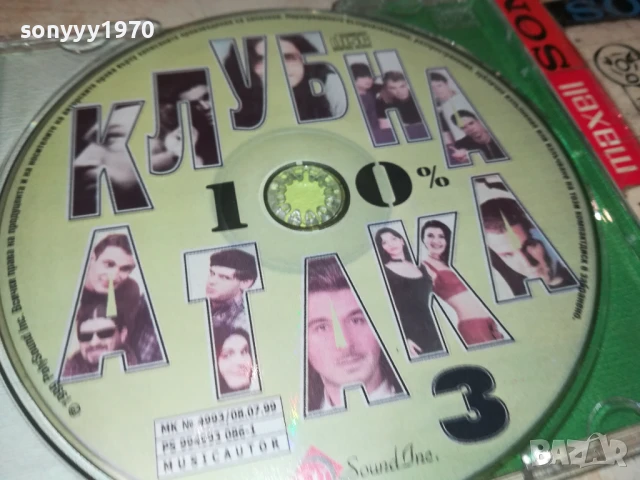 КЛУБНА АТАКА ЦД 1008251223, снимка 4 - CD дискове - 51315618