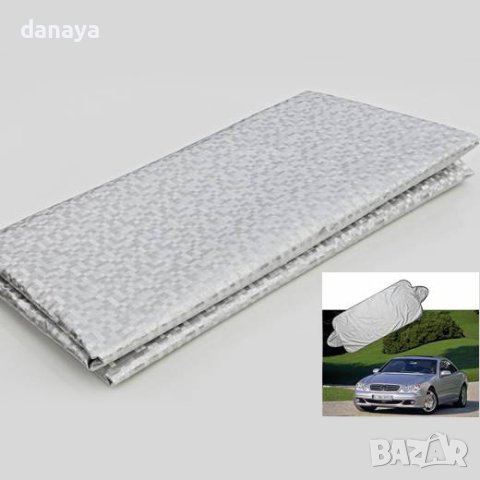 4316 Предпазно покривало за автостъкло срещу сняг лед и слънце, снимка 3 - Аксесоари и консумативи - 43434040