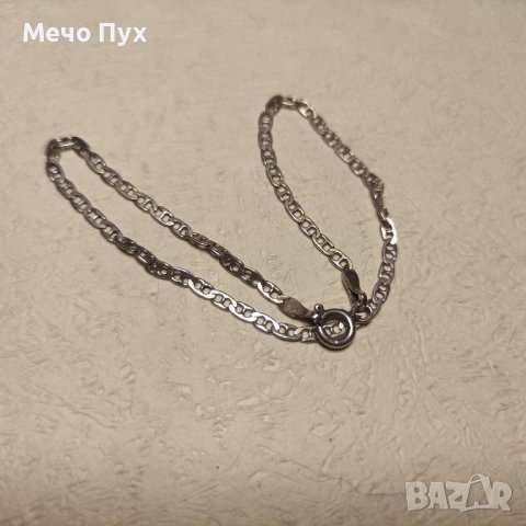 Сребърна гривна (191), снимка 4 - Гривни - 43122335