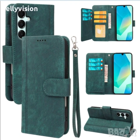 Кожен калъф тефтер за Samsung А26, снимка 4 - Калъфи, кейсове - 53114658