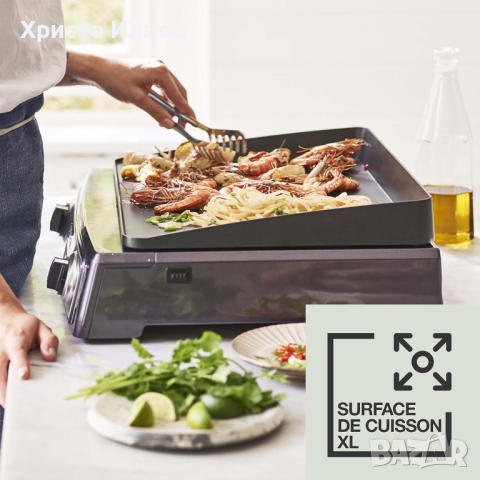 Скара Грил плоча Планча Барбекю Cuisinart Plancha Elite Grill PL60BE 2200 W, снимка 2 - Скари - 44892362