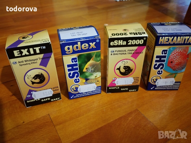 Сет препарати за аквариумни рибки esha