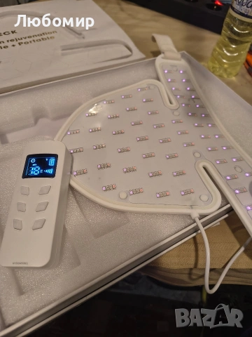 LED маска за светлинна терапия за шия и деколте , снимка 8 - Други - 53118803