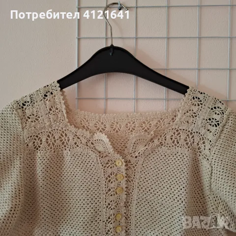 Костюм елегантен, нов, плетен на една кука, снимка 2 - Костюми - 47634264