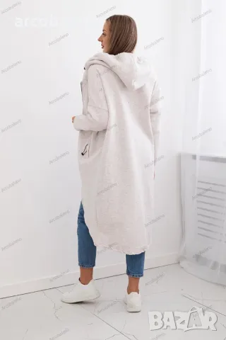 Дамски дълъг изолиран суичър, 15цвята , снимка 4 - Суичъри - 48481663