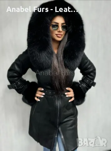 Дамски палта от естествена кожа и естествен косъм, снимка 13 - Палта, манта - 47766121