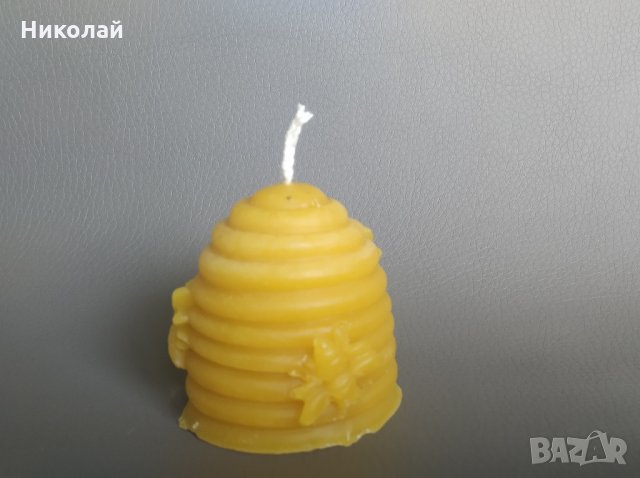 Ръчно изработени свещи от чист пчелен восък , собствено производство, снимка 10 - Декорация за дома - 28426792