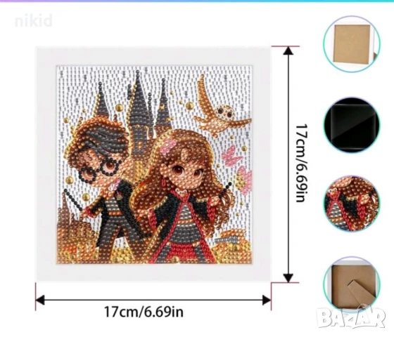 3D гоблен Хари Потър Harry Potter диамантен картина мозайка за направа схема камъчета канава, снимка 2 - Гоблени - 50922506