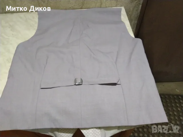 елегантен елек нов ЦЕРЕМОНИАЛНА ЖИЛЕТКА В СИВО размер М-Л, снимка 6 - Костюми - 48513341