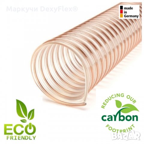 ✔ НЕМСКИ Полиуретанов маркуч PUR за Аспирация, Вентилация, Дървообработващи и Кантиращи машини, снимка 3 - Други машини и части - 23302848