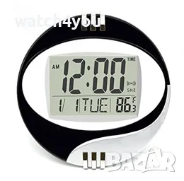 НОВ КАЧЕСТВЕН ДИГИТАЛЕН СТЕНЕН ЧАСОВНИК С ТЕМПЕРA. ЕЛЕКТРОННИ СТЕННИ ЧАСОВНИЦИ С ГОЛЕМИ ЦИФРИ, снимка 2 - Стенни часовници - 42254213