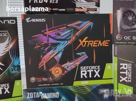 Чисто нова видеокарта Видео карта Gigabyte Aorus GeForce RTX 3090 Xtreme, снимка 1 - Видеокарти - 34729521