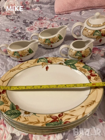 Порцеланов сервиз за хранене от 42 части, снимка 14 - Сервизи - 53195282