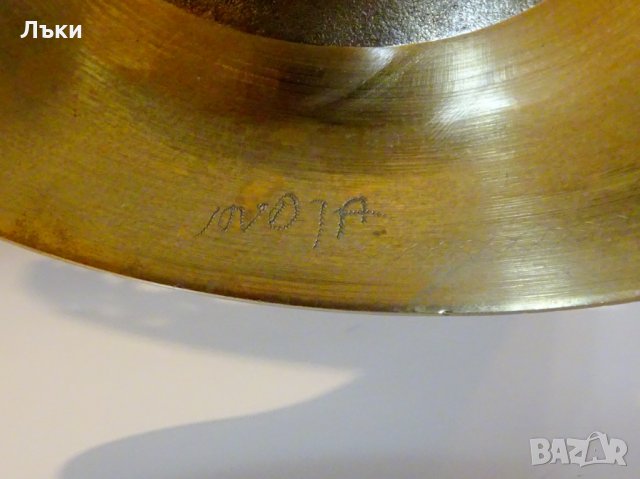 Бронзова фруктиера Британска Индия,клетъчен емайл , снимка 5 - Антикварни и старинни предмети - 35285347