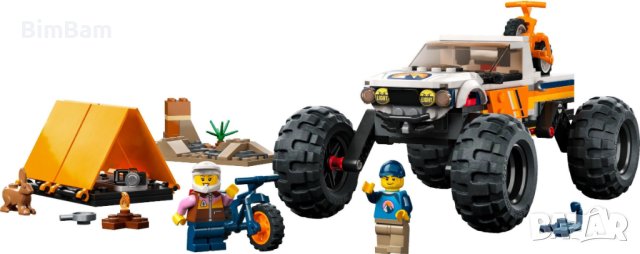 Kонструктор LEGO®City 60387 - Офроуд приключения 4x4 / 252 части, снимка 2 - Конструктори - 44046895