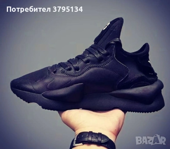 Заглавие: Adidas Yohji Yamamoto Kaiwa Triple Black 38, снимка 3 - Маратонки - 53357778