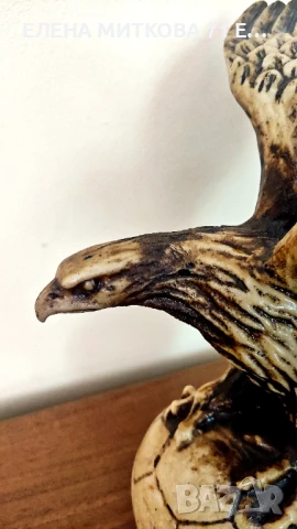 Голяма и много масивна статуетка на орел, снимка 4 - Статуетки - 51370333