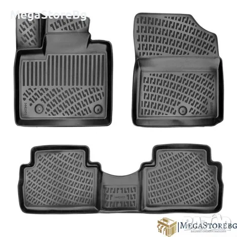 Гумени стелки RizLine за Hyundai Santa Fe IV Facelift Hybrid 2020-2023