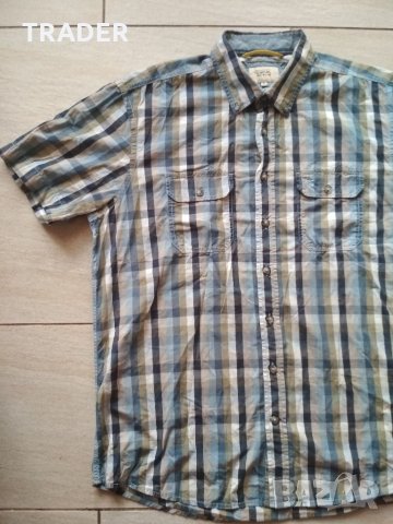 Мъжка риза с къс ръкав CAMEL ACTIVE размер XL 100% памук, снимка 7 - Ризи - 20547218