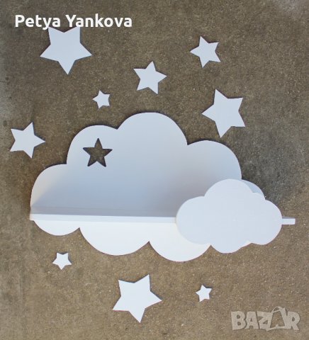 етажерка облак, снимка 2 - Мебели за детската стая - 28831511